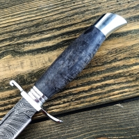 Финка НКВД из дамасской стали